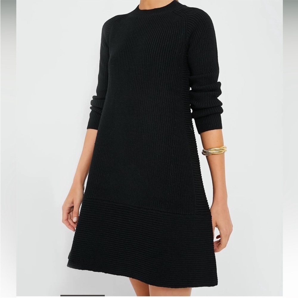 Tuckernuck Pomander Place Ainsley Knit Sweater Dress Black S - Picture 2 of 7